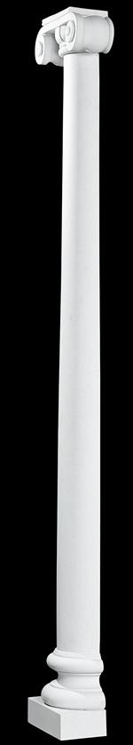 Halvsøjle - 270 cm.